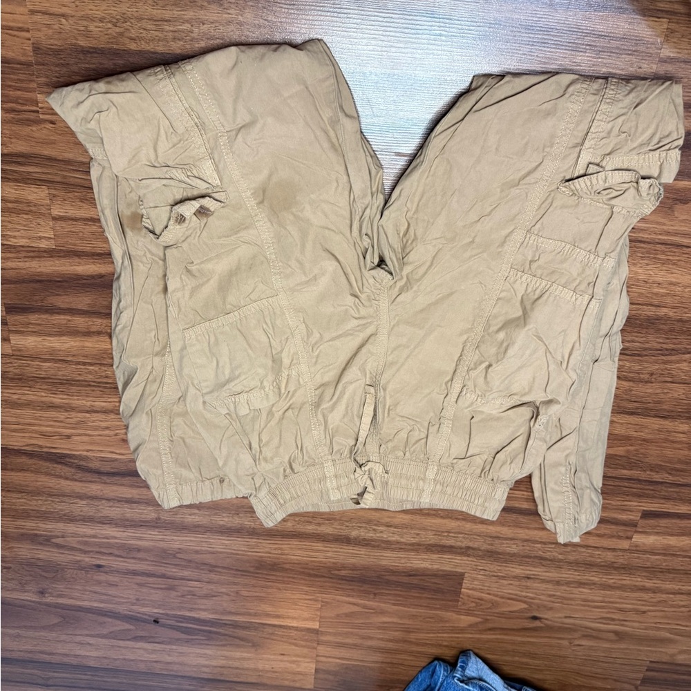 Aerie Light Brown Cargo Pants